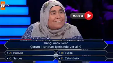 Çorum Sorusu, Yaşlı Kadına 30 Bin Lira Kazandırdı