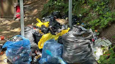 Piknikçiler Belgrad Ormanı’nı Çöp Yığınına Çevirdi