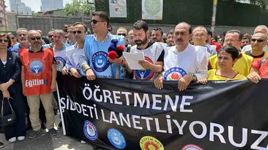 Sendikalar Ümraniye’deki Öğretmene Saldırıyı Protesto Etti