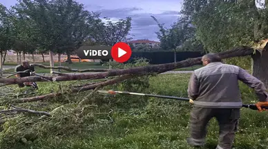 Çorum’da Şiddetli Rüzgar ve Yağış Etkisi