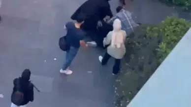 Sultanbeyli’de Bayanların Tekmeli Yumruklu Arbedesi Kamerada