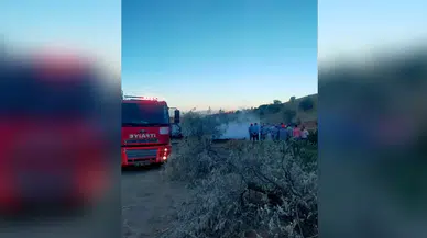 Evin Depo Bölümünde Yangın Çıktı