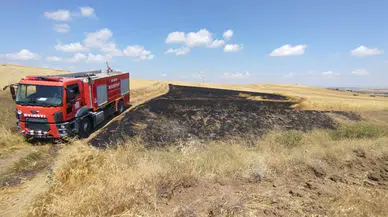 15 Hektar Ekili Arazi Kül Oldu