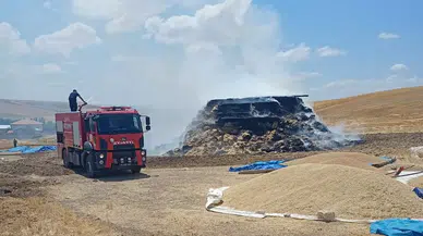 Alaca'da Korkutan Yangın