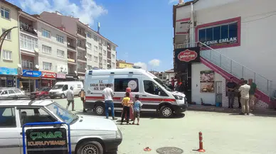Otomobil Bisikletli Çocuk ile Çarpıştı
