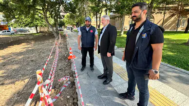 Recep Tayyip Erdoğan Caddesindeki Park Bitmek Üzere