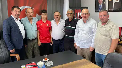 Şahin’den Başarılı Sporcuya Destek
