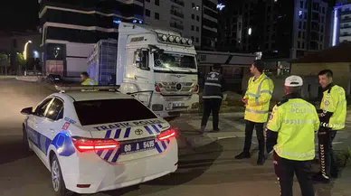 Aksaray’da Zabıta ve Polis Tır Kontrolünde