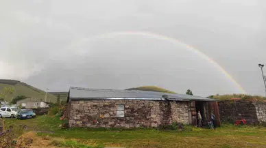 Ardahan’da Sağanak Sonrası Gökkuşağı