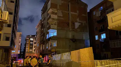 Bahçelievler’de 6 Katlı Bir Binadan Düşen Tuğla Modülleri Nedeniyle Bina Önlem Emeliyle Boşaltıldı