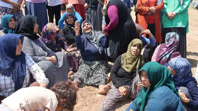 Eski Eşi Tarafından 7 Kurşunla Öldürülen 3 Çocuk Annesi Depremzede Bayan Gözyaşları İçerisinde Son Yolcuğuna Uğurlandı