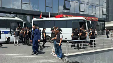 Fenomen Soruşturmasında Gözaltına Alınan Neslihan ve İnanç Güngen’in de Ortalarında Bulunduğu 45 Kuşkulu Adliyede