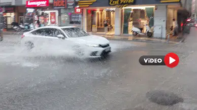 Çorum’da Cadde ve Sokaklar Su Altında Kaldı!