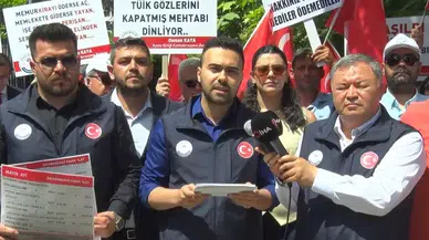 Kamu Birliği Konfederasyonu’ndan TÜİK Önünde Aksiyon