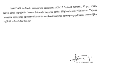 Kastamonu Üniversitesi’nden ’Köpek’ Açıklaması