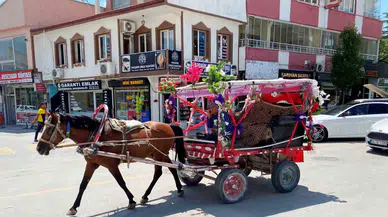 Nostaljik At Otomobiliyle Düğün ve Sünnetlerde Seyahat Keyfi İlgi Görüyor
