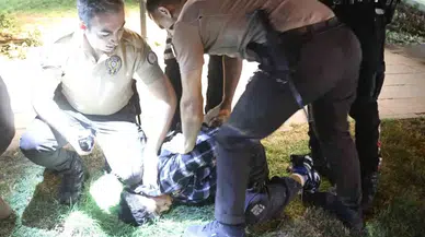 Polisin Kaçak Göçmen Kovalamacası Kamerada