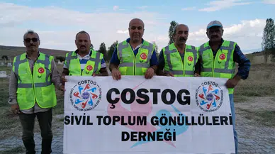 ÇOSTOG, Köy Mezarlarını Temizliyor