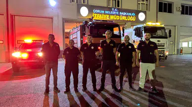 İzmir’deki Yangına Çorum Desteği