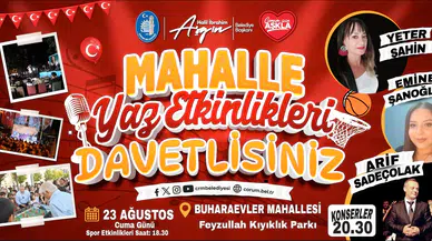 Mahalle Yaz Etkinlikleri Devam Ediyor