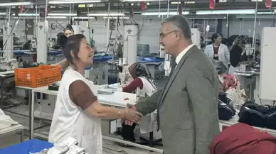 Tekstil İşçilerinin Sorunlarını Dinledi