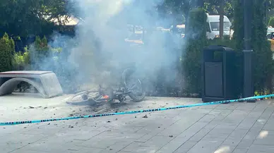Bisikletin Üzerindeki Akü Patladı: Çocuğun İmdadına Polis Yetişti