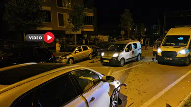 Peşinden Gidip Hızla Çarpmış, O Anlar Kamerada