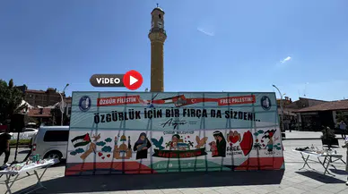 ‘Filistin’de Özgürlük İçin Bir Fırça Da Sizden’