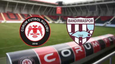 Bandırmaspor - Çorum FK Maçı Hangi Kanalda?