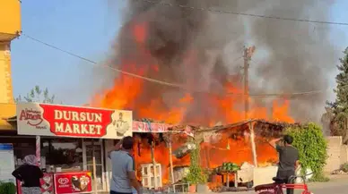 Markette Korkutan Yangın