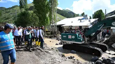 Oltu’da Sel Mahalleleri Vurdu Geçti