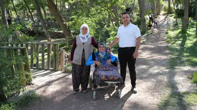 Ortopedik Engelli Bayanın Piknik Hayali Gerçek Oldu