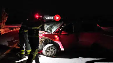 Osmancık Yolunda Traktörle Otomobil Çarpıştı: 1 Yaralı