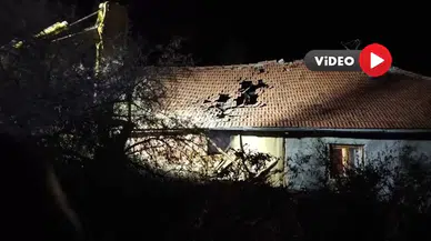 Samanlık ve Saman Balyaları Alevlere Teslim Oldu
