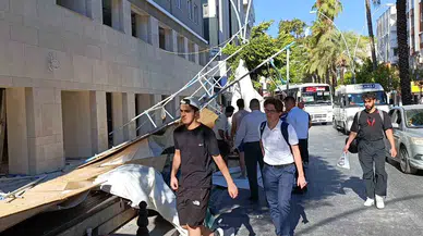 Tadilattaki Bankanın İskelesi Çöktü, Facianın Eşiğinden Dönüldü