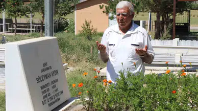 Teröre Verilen Birinci Şehit Süleyman Aydın, Kabri Başında Anıldı