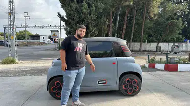 Tır Küçük Aracı Oyuncak Otomobil Üzere Önüne Almıştı, Araç Şoförü Panik Dolu Saniyeler İçerisinde 30 Metre Sürüklendi
