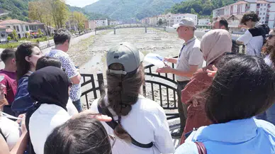 Türkiye’nin Dört Bir Yanından Gelen Üniversite Öğrencileri, Sel Afetinin Yaşandığı Bozkurt’tu İnceledi