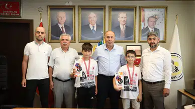 Ödüllü Sporculardan Arslan’a Ziyaret