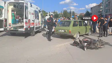 Otomobil ve Motosiklet Çarpıştı: İki Yaralı