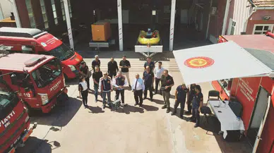 Çorum İtfaiyesi, Merzifon’a Örnek Oldu