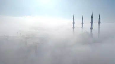 Çorum’da Sis Manzaraları