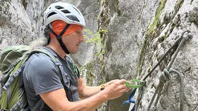 Dağcılar, Kalinse Kanyonu’nu Güvenli Hale Getirdi