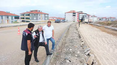 Ekin Caddesi’ne Duble Yol Yapılıyor