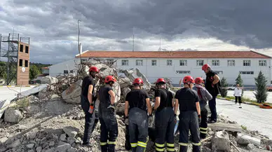 Gönüllülerin Tatbikatı Gerçeği Aratmadı