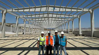 Kadınlara İstihdam Kapısı Olacak Fabrika Yükseliyor