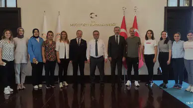 Kaymakam Vekili Nayman, Şampiyon Takımı Kabul Etti