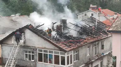 Bartın’da Çatı Yangını Korkuttu