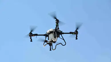 Bitlis’te Çekirgeye Karşı Dronla Uğraş