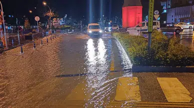 Çorum’da Sağanak Yağış Hayatı Felç Etti